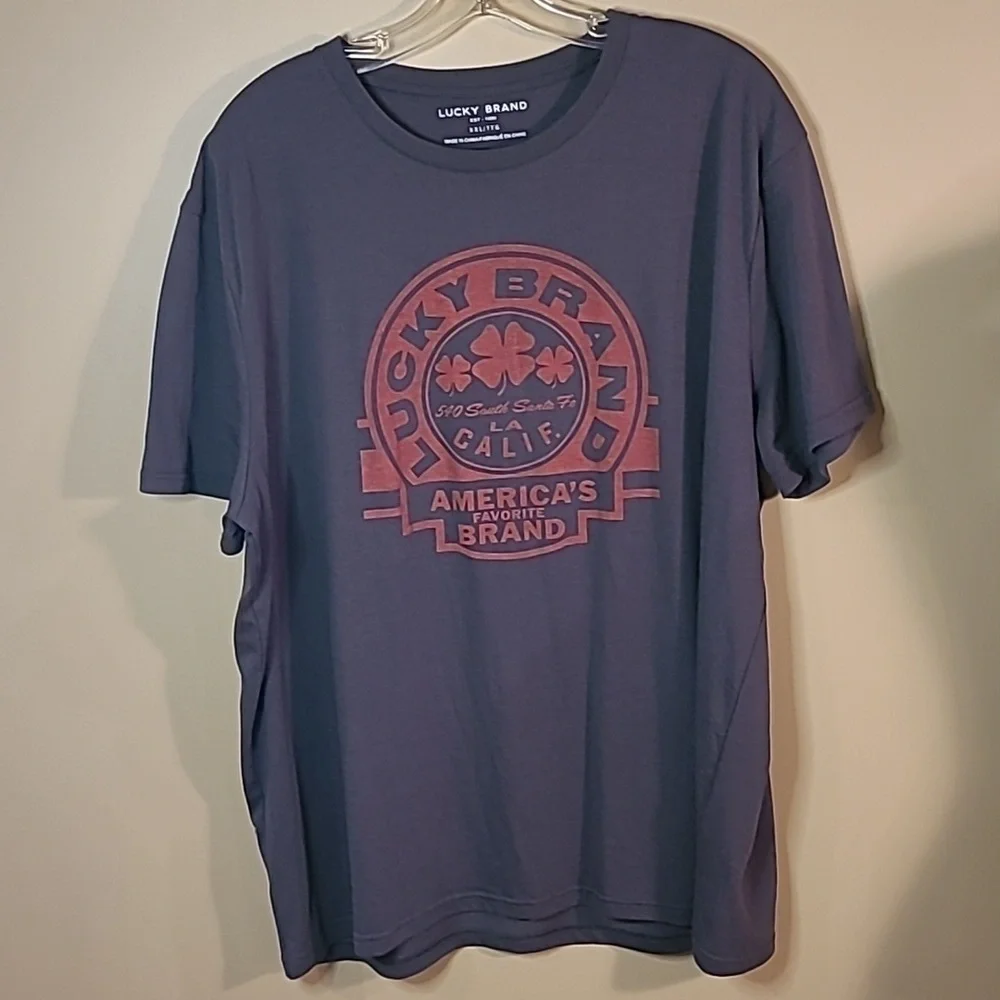 LUCKY BRAND Graphic Short Sleeved T-shirt, Size XXL - Picture 3 of 10